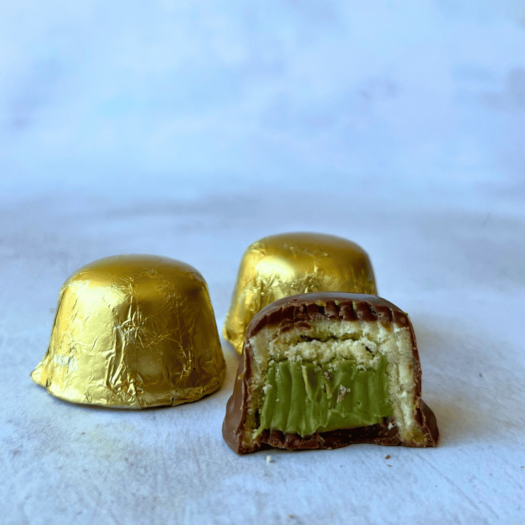 Pistachio Petit Four Chocolate 250g