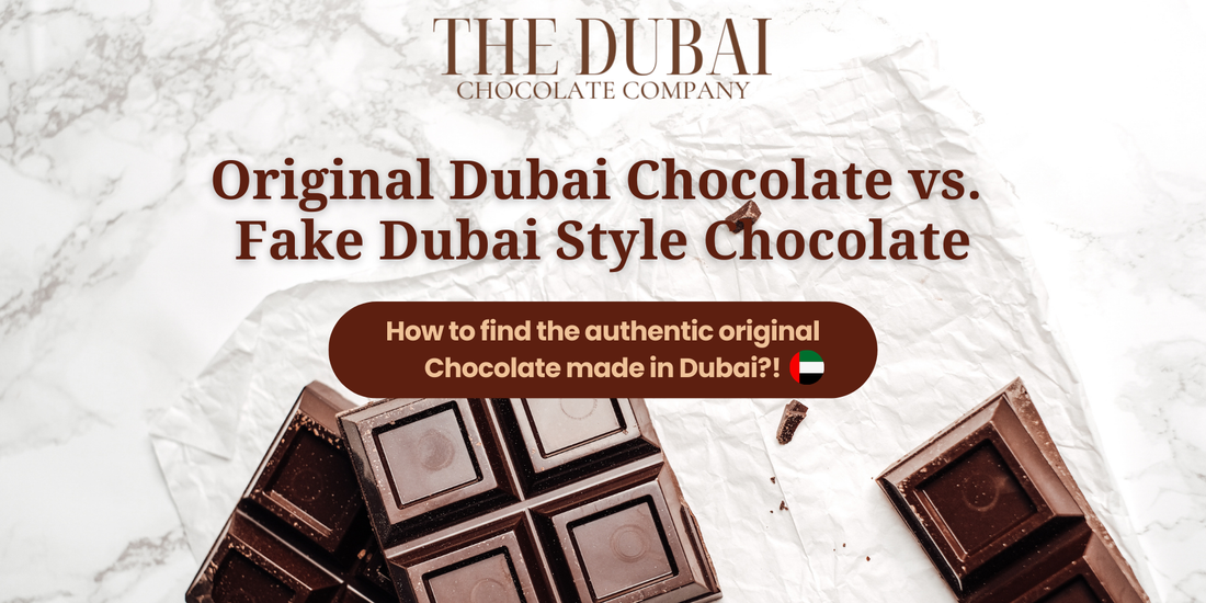 Original Dubai Chocolate vs. Fake Dubai Style Chocolate