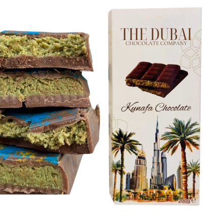 Original Dubai Kunafa Chocolate 200g 3-Pack