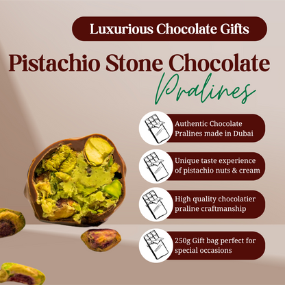 Mixed Pistachio Chocolate Pralines 250g made in Dubai