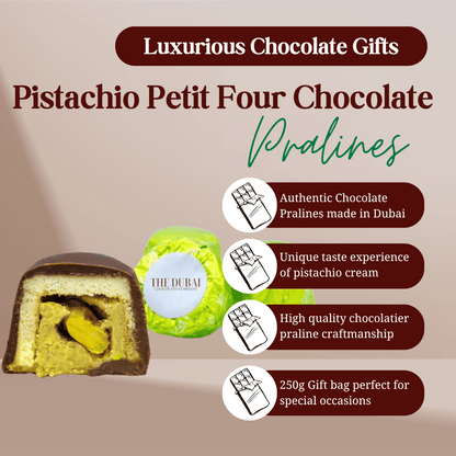 Mixed Pistachio Chocolate Pralines 250g made in Dubai